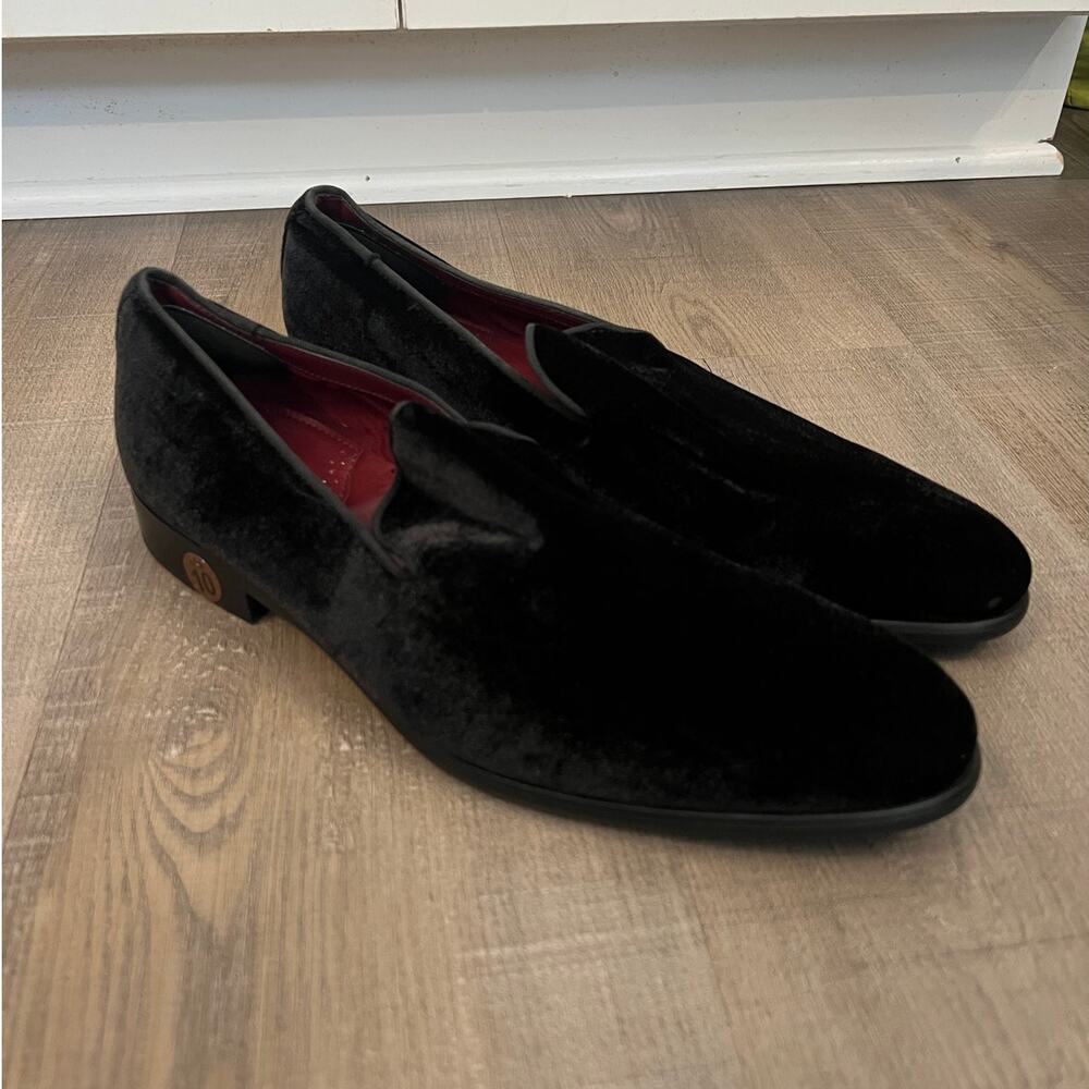 New The Black Tux Velvet Slip-on Dress Shoes